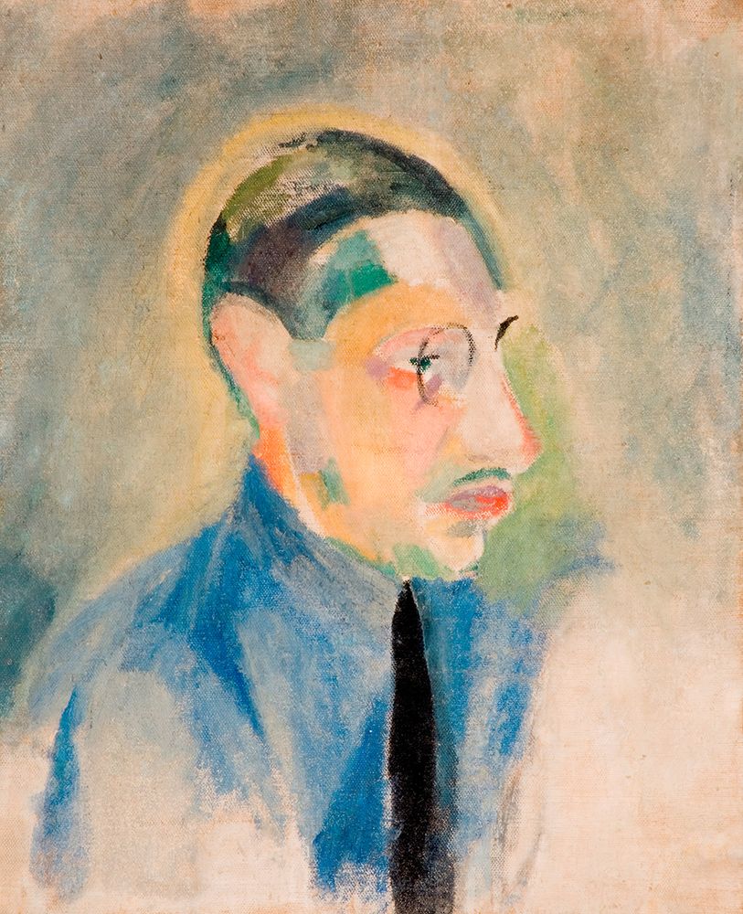 Portrait of Stravinsky 1918 art print by Robert Delauney for $57.95 CAD