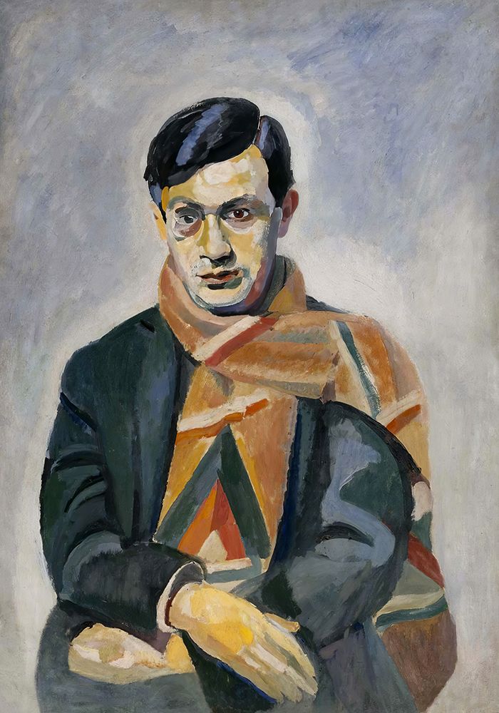 Portrait of Tristan Tzara 1923 art print by Robert Delauney for $57.95 CAD