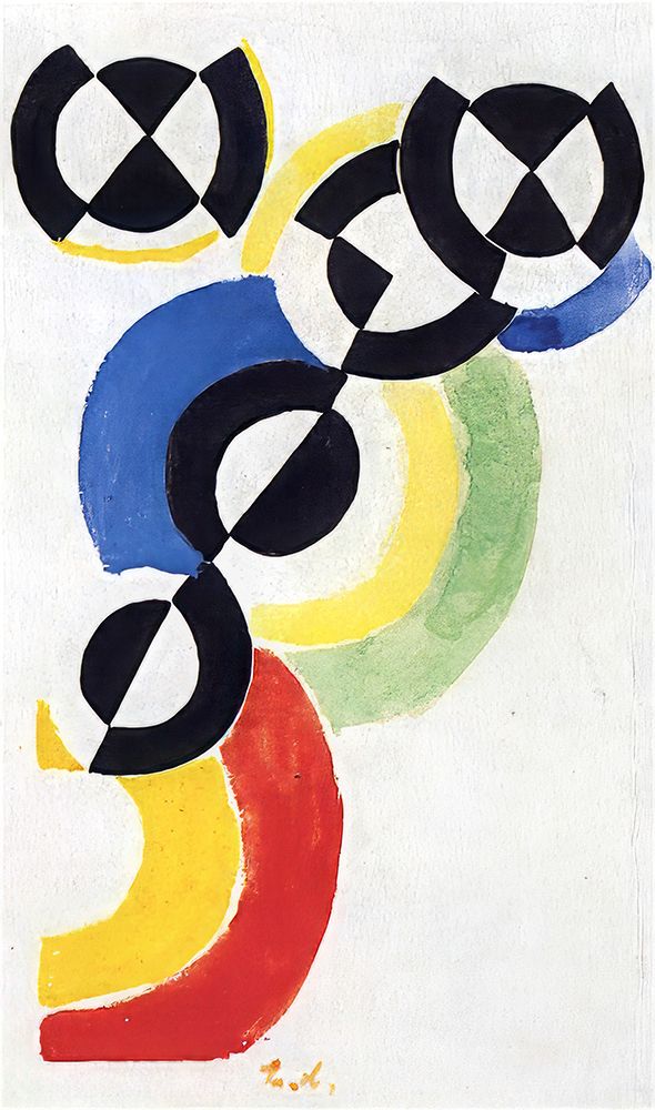 Rhythm IV 1932 art print by Robert Delauney for $57.95 CAD