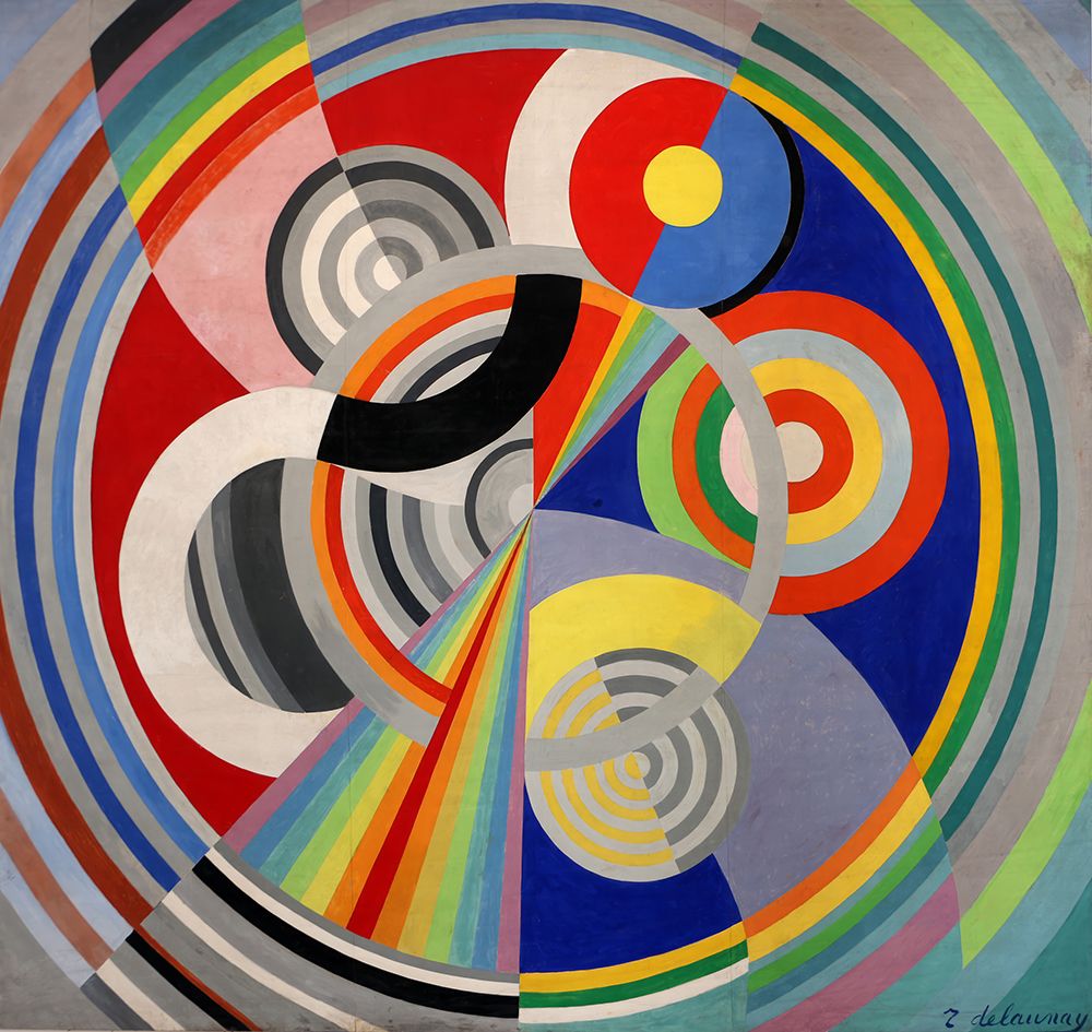 Rhythm no 1, decoration for the tuileries room, 1938 art print by Robert Delauney for $57.95 CAD