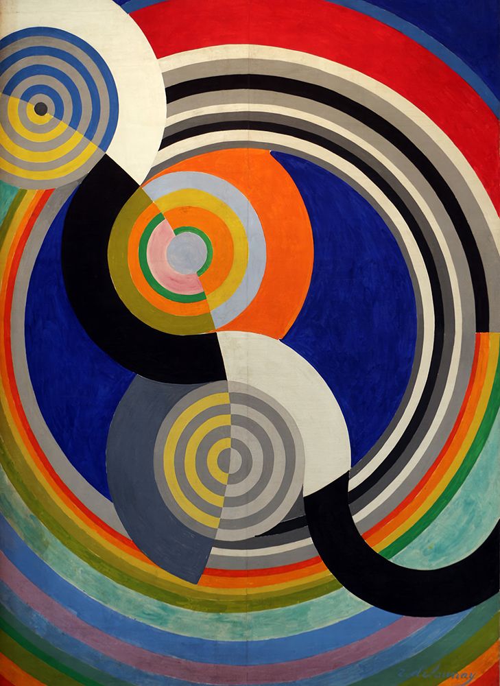 Rhythm no 2, decoration for the tuileries room, 1938 art print by Robert Delauney for $57.95 CAD