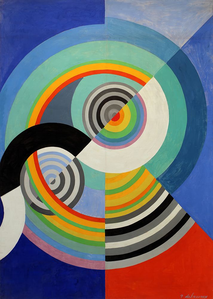 Rhythm no 3, decoration for the tuileries room, 1938 art print by Robert Delauney for $57.95 CAD