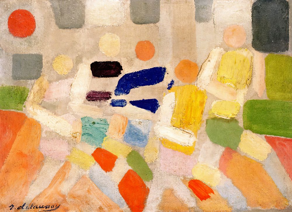 Runners - 1926 art print by Robert Delauney for $57.95 CAD