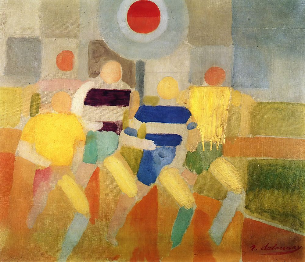 Runners 1920 art print by Robert Delauney for $57.95 CAD
