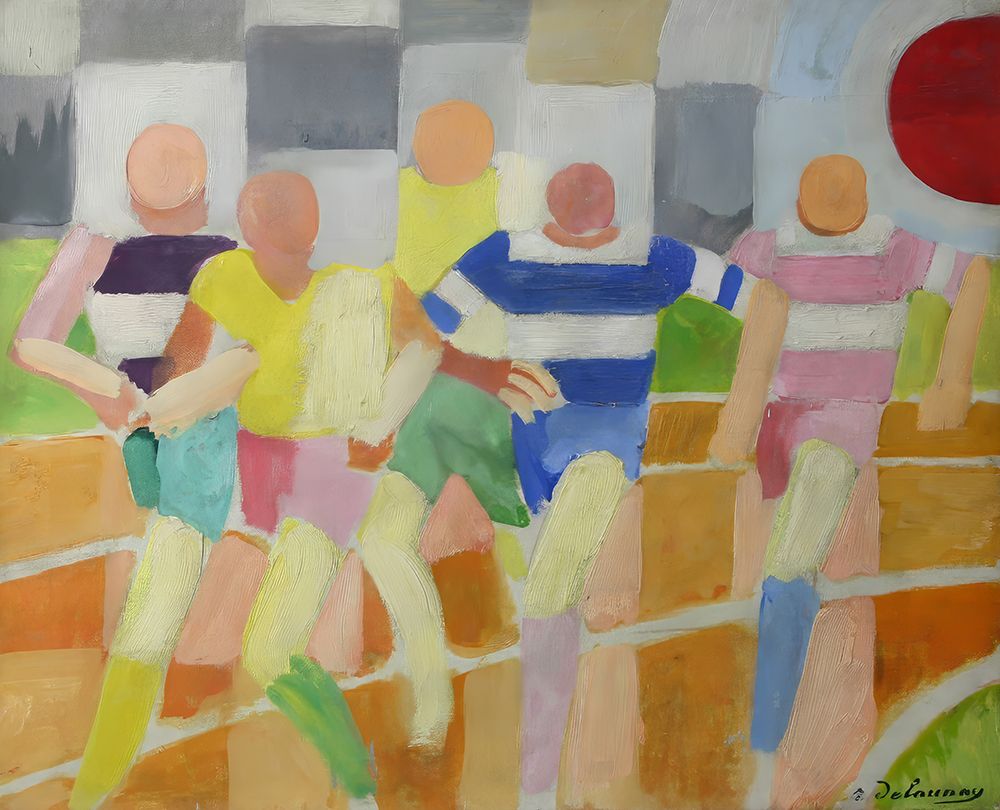 Runners 1924 art print by Robert Delauney for $57.95 CAD