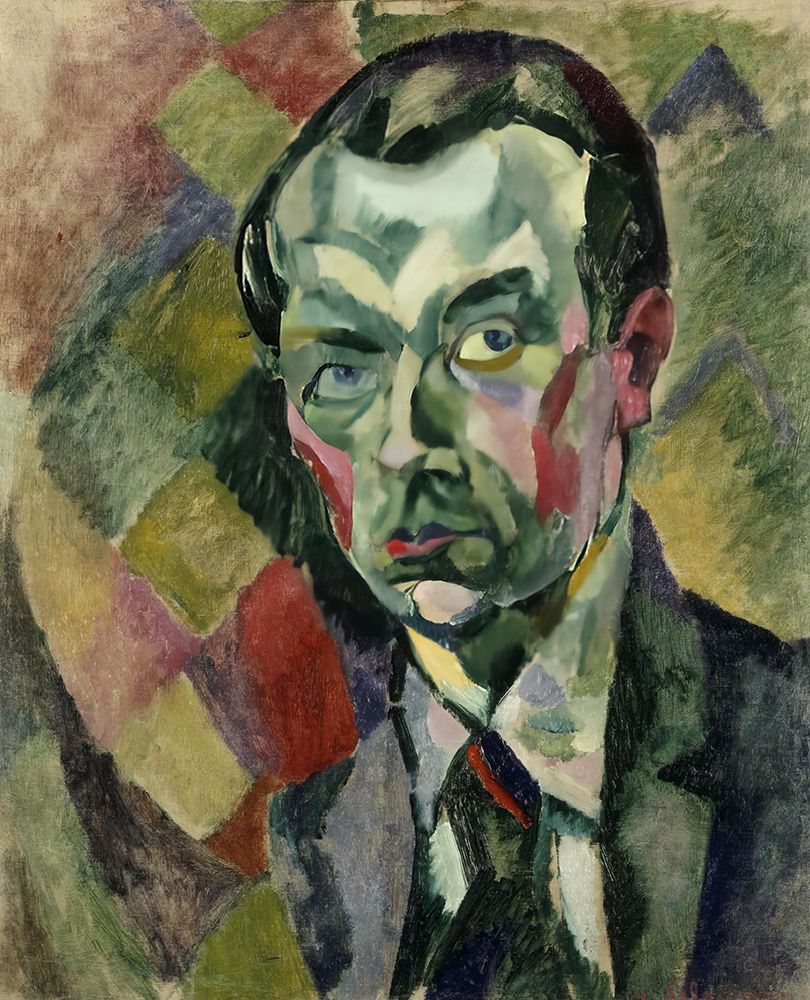 Self Portrait 1909 art print by Robert Delauney for $57.95 CAD