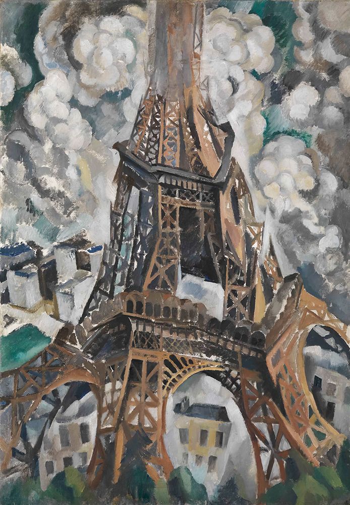 The Eiffel Tower 1910 art print by Robert Delauney for $57.95 CAD