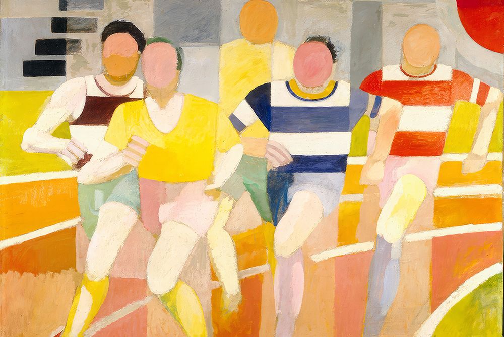The Runners 1925 art print by Robert Delauney for $57.95 CAD