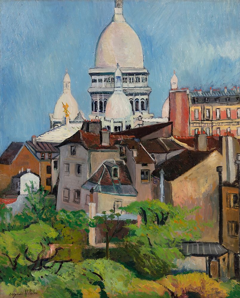 The Sacred Heart of Montmartre 1917 art print by Suzanne Valadon for $57.95 CAD