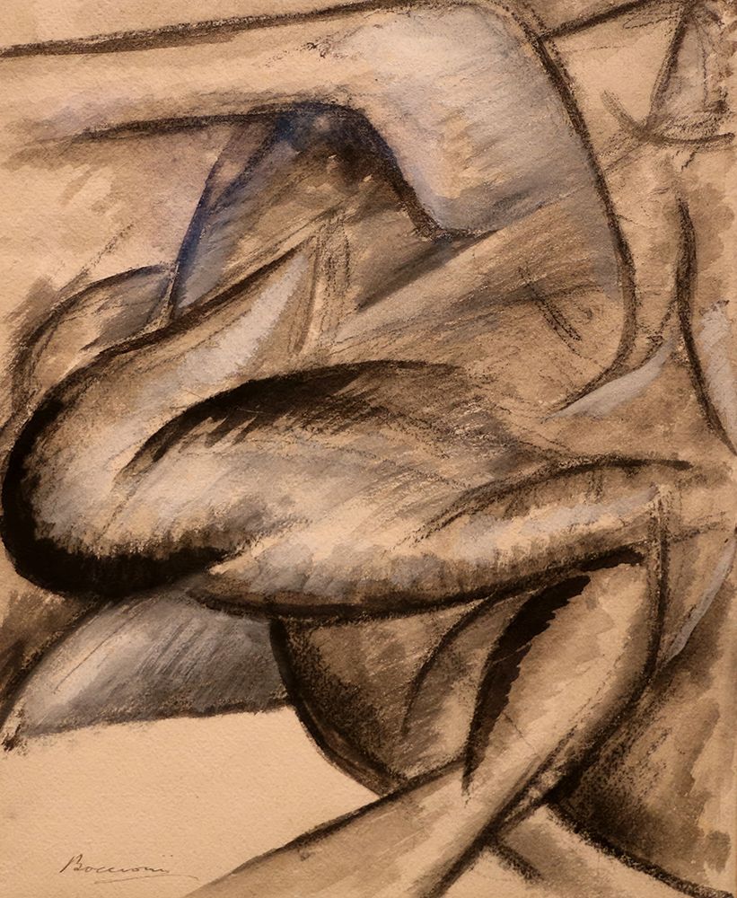 I Want to fix Human Forms in Motion, 1913 II art print by Umberto Boccioni for $57.95 CAD