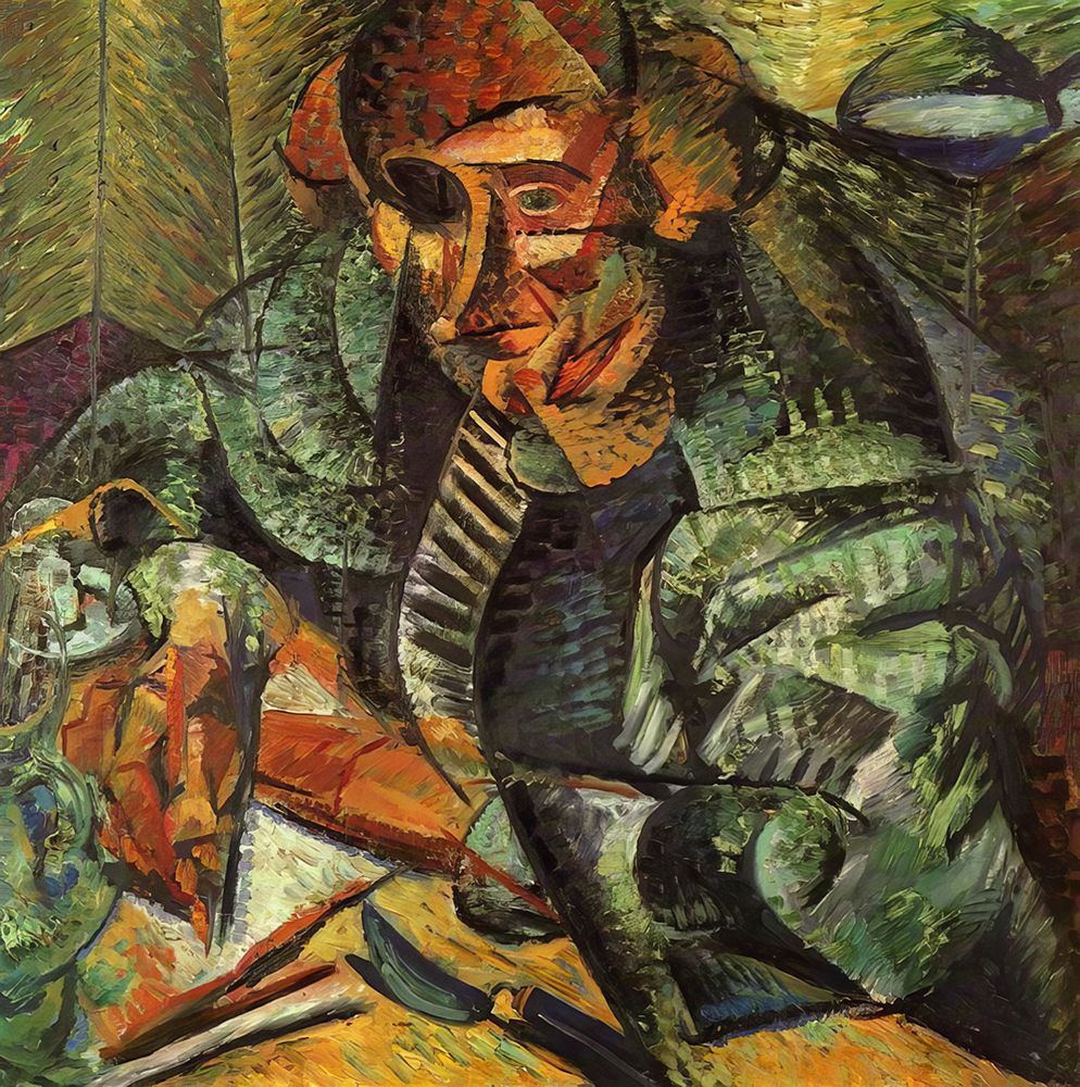 Graceful 1912 art print by Umberto Boccioni for $57.95 CAD