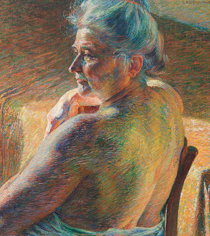 Nude from Behind 1909 art print by Umberto Boccioni for $57.95 CAD