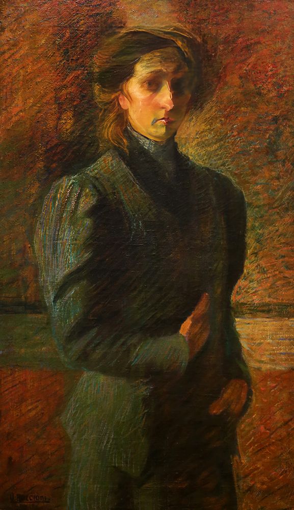 Portrait of Ines, 1910 art print by Umberto Boccioni for $57.95 CAD
