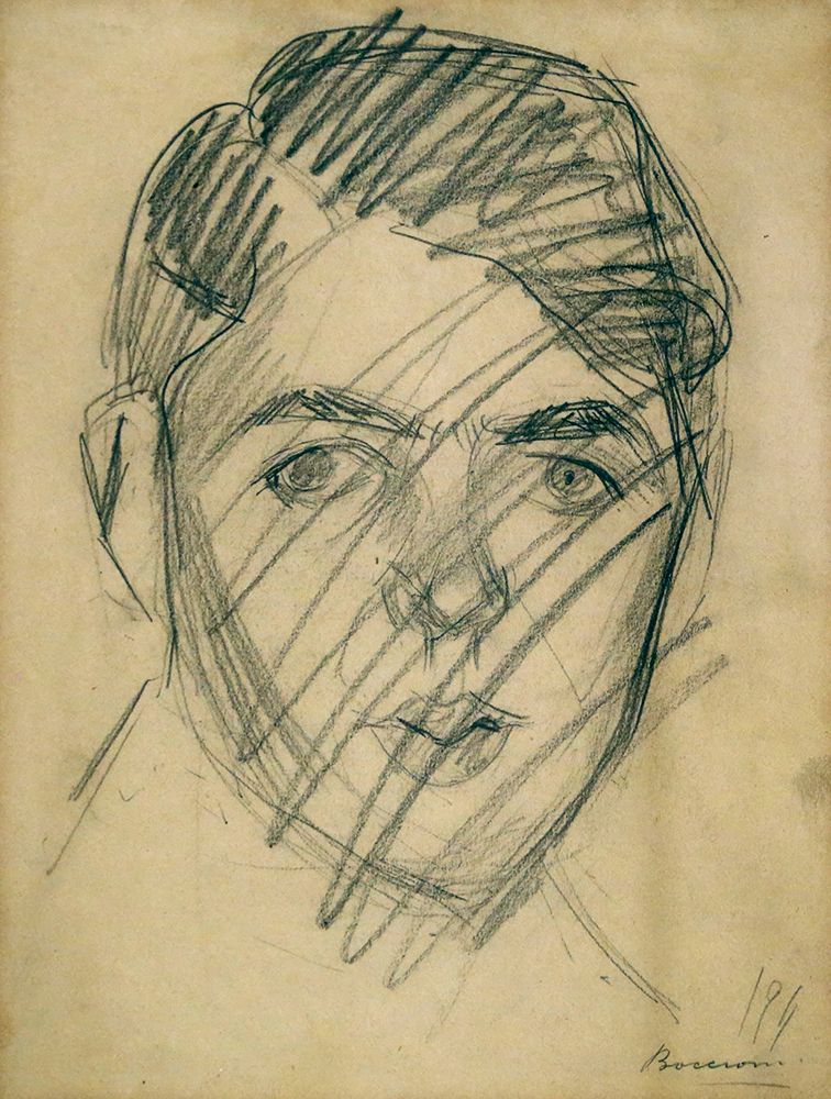 Portrait of Vico Baer 1911 art print by Umberto Boccioni for $57.95 CAD