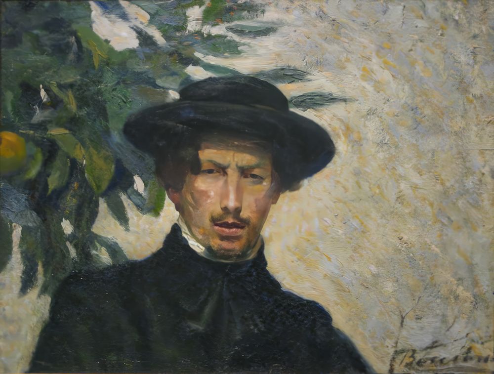 Self-portrait 1905 art print by Umberto Boccioni for $57.95 CAD