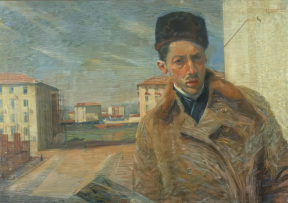 Self-portrait, Pinacoteca di Brera, Milan art print by Umberto Boccioni for $57.95 CAD