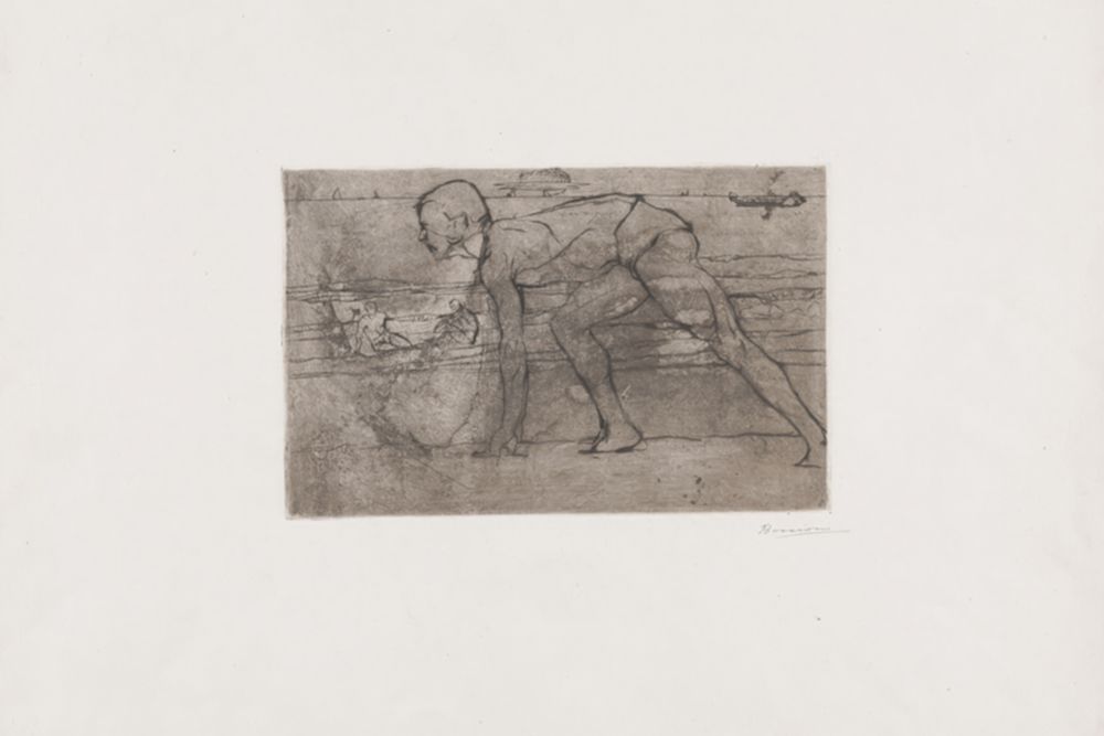 The Athlete 1907 art print by Umberto Boccioni for $57.95 CAD