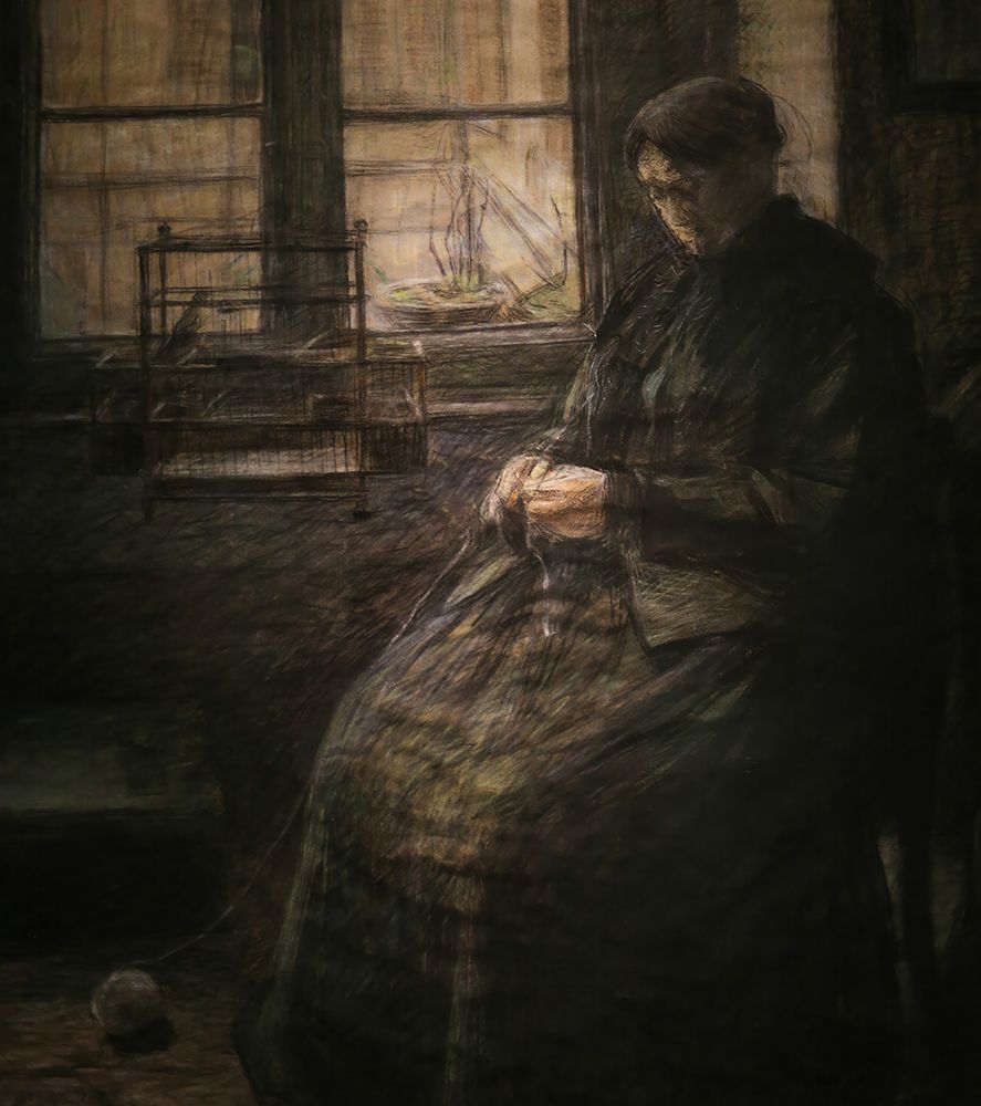 The Chess Lady, 1907 art print by Umberto Boccioni for $57.95 CAD