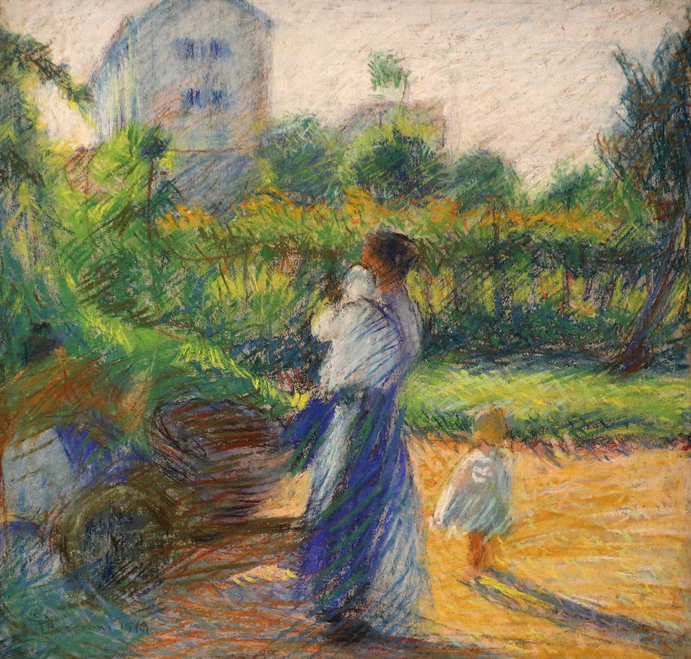 Woman in the Garden, 1910 art print by Umberto Boccioni for $57.95 CAD