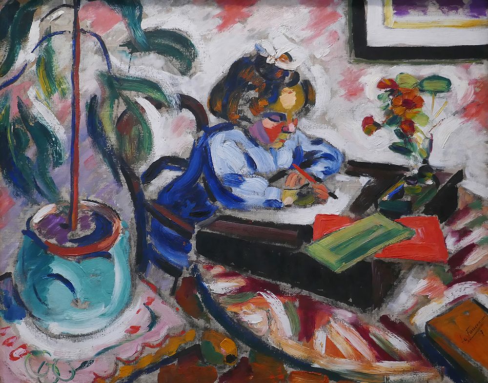 Little Schoolgirl 1907 art print by Henri Le Fauconnier for $57.95 CAD