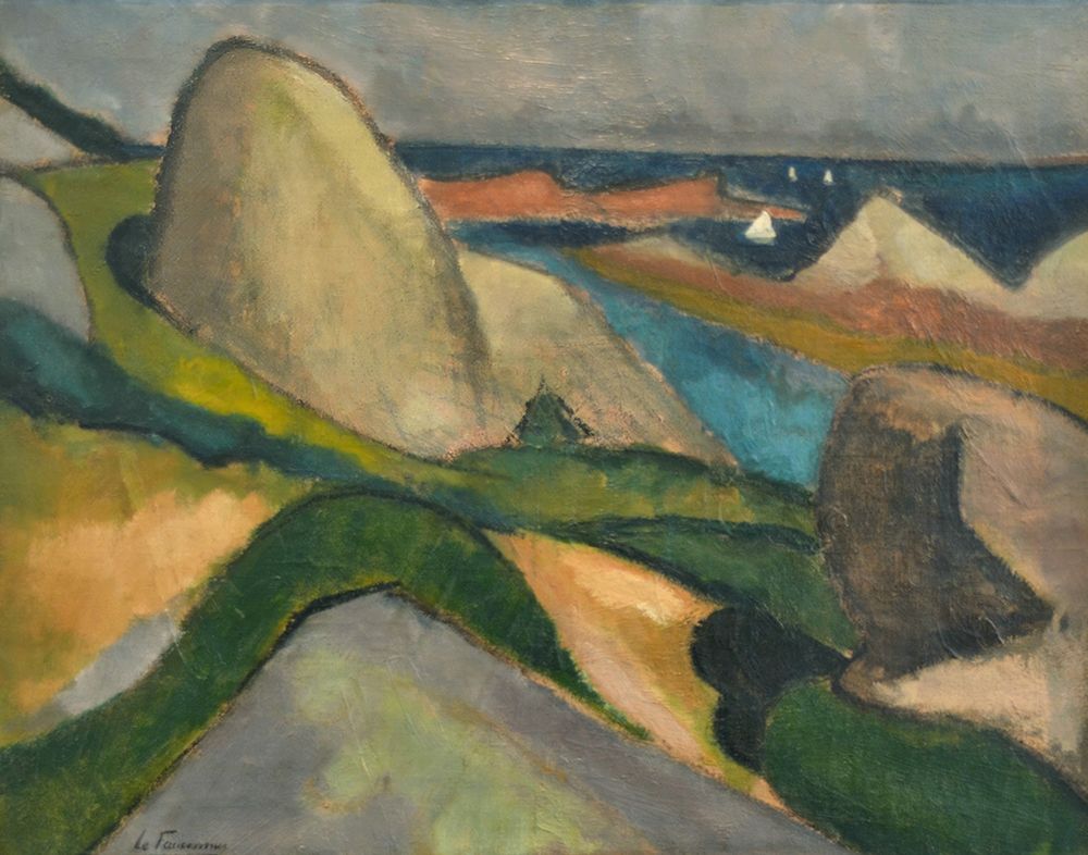 Ploumanach 1908 art print by Henri Le Fauconnier for $57.95 CAD