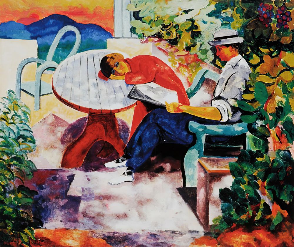 The Siesta in Saint-Tropez 1916 art print by Moise Kisling for $57.95 CAD