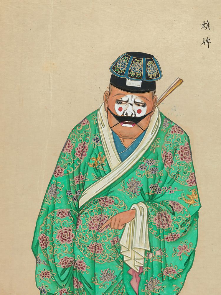 100 Portraits of Peking Opera Characters 4 art print by Qing Dynasty Chinese Artist for $57.95 CAD