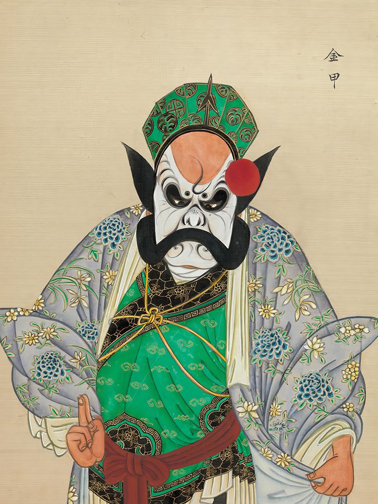 100 Portraits of Peking Opera Characters 32 art print by Qing Dynasty Chinese Artist for $57.95 CAD
