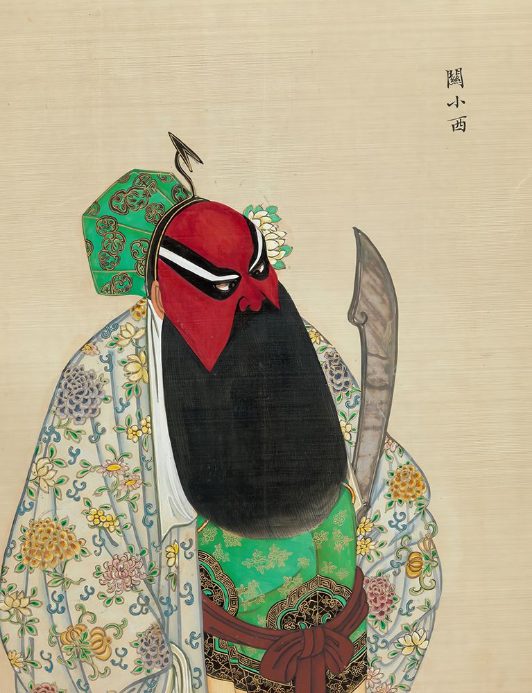 100 Portraits of Peking Opera Characters 38 art print by Qing Dynasty Chinese Artist for $57.95 CAD