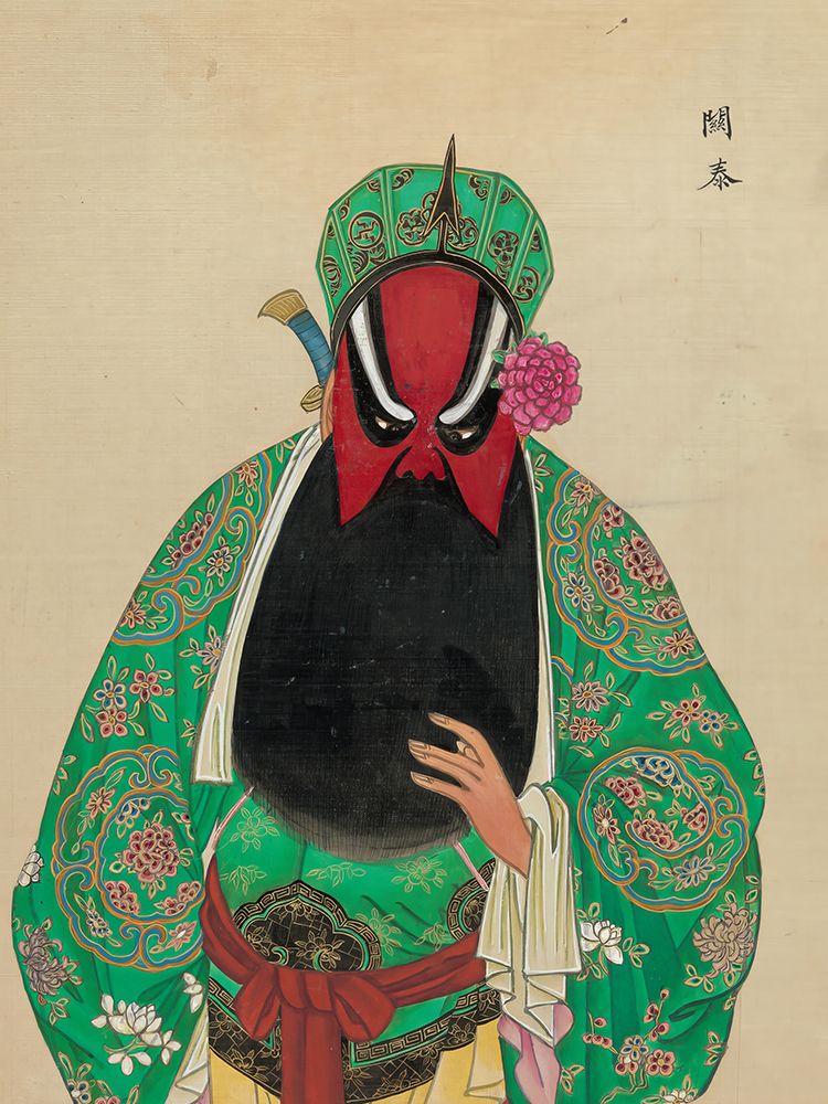 100 Portraits of Peking Opera Characters 44 art print by Qing Dynasty Chinese Artist for $57.95 CAD