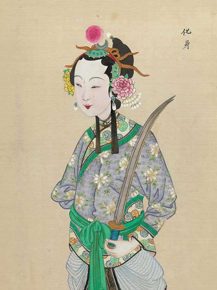 100 Portraits of Peking Opera Characters 58 art print by Qing Dynasty Chinese Artist for $57.95 CAD