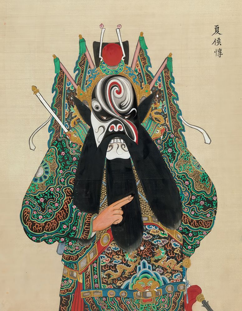 100 Portraits of Peking Opera Characters 64 art print by Qing Dynasty Chinese Artist for $57.95 CAD