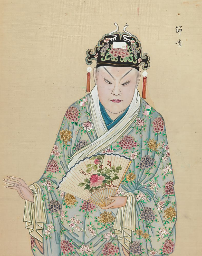 100 Portraits of Peking Opera Characters 65 art print by Qing Dynasty Chinese Artist for $57.95 CAD