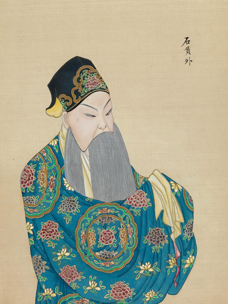 100 Portraits of Peking Opera Characters 88 art print by Qing Dynasty Chinese Artist for $57.95 CAD