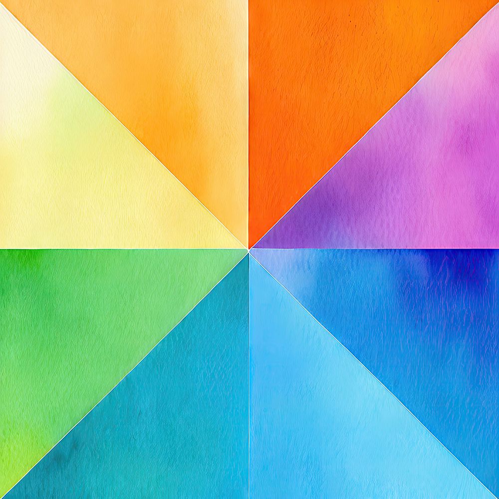 Half Square Triangles art print by Alpenglow Workshop for $57.95 CAD