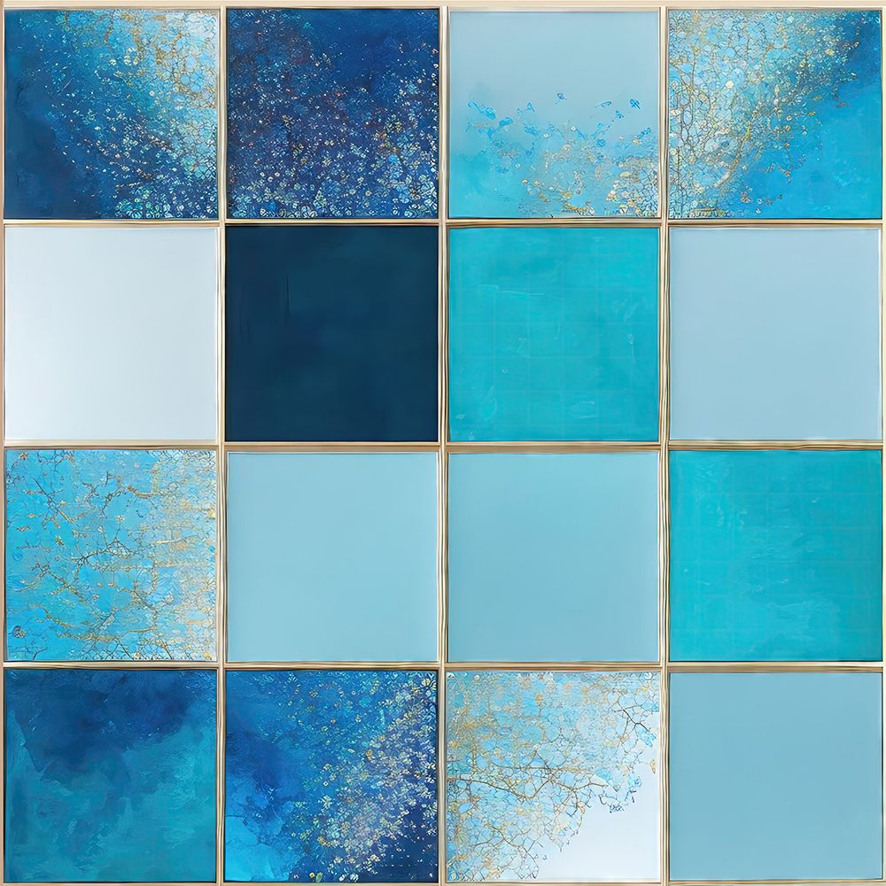 Windows of Turqoise and Blue art print by Alpenglow Workshop for $57.95 CAD