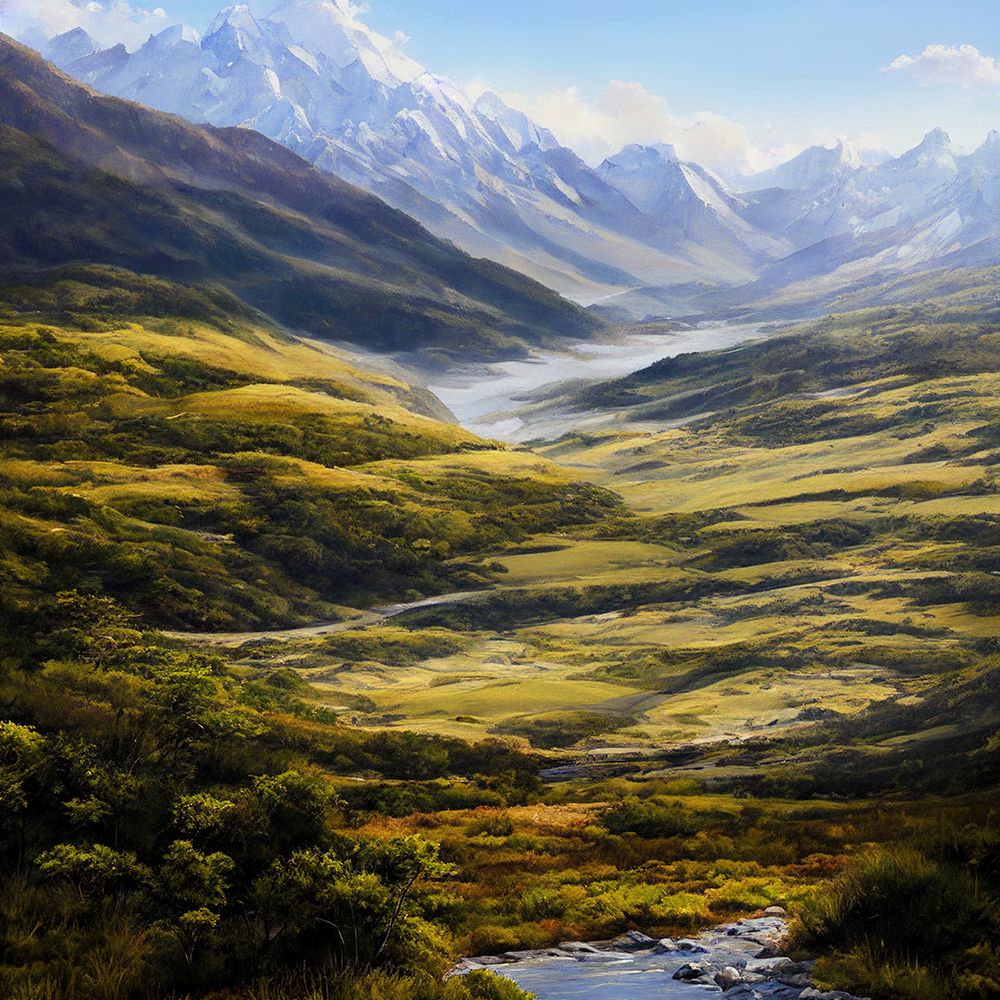 Journey to Rivendell art print by Alpenglow Workshop for $57.95 CAD