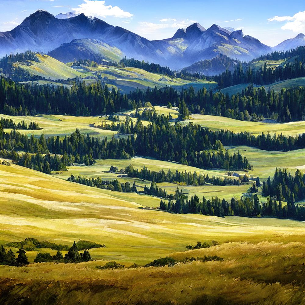 Picturesque Valley View art print by Alpenglow Workshop for $57.95 CAD