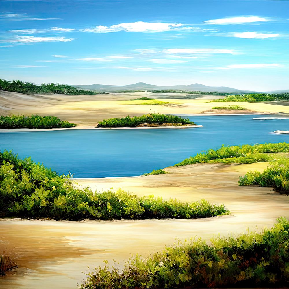 River ford art print by Alpenglow Workshop for $57.95 CAD