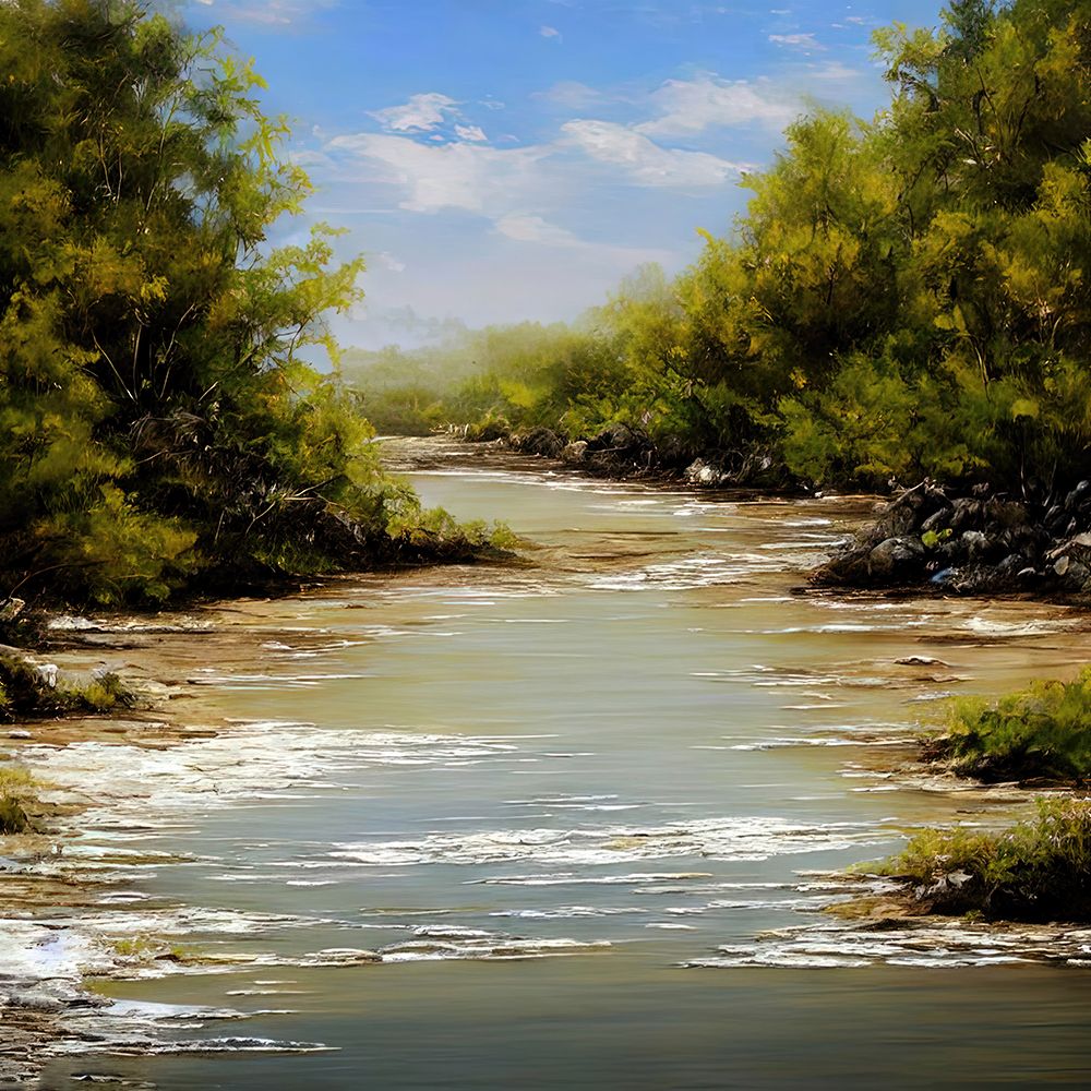 Shallow Riverbed art print by Alpenglow Workshop for $57.95 CAD