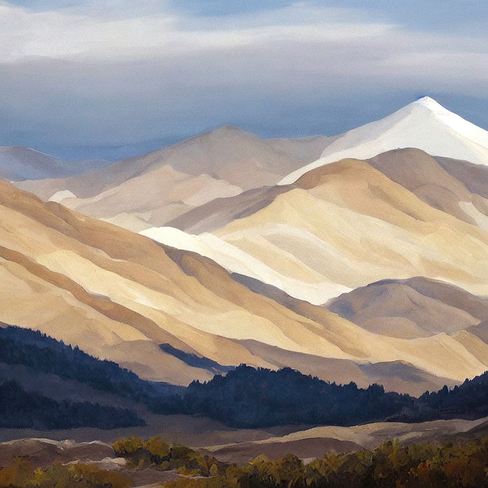 Snow Capped art print by Alpenglow Workshop for $57.95 CAD