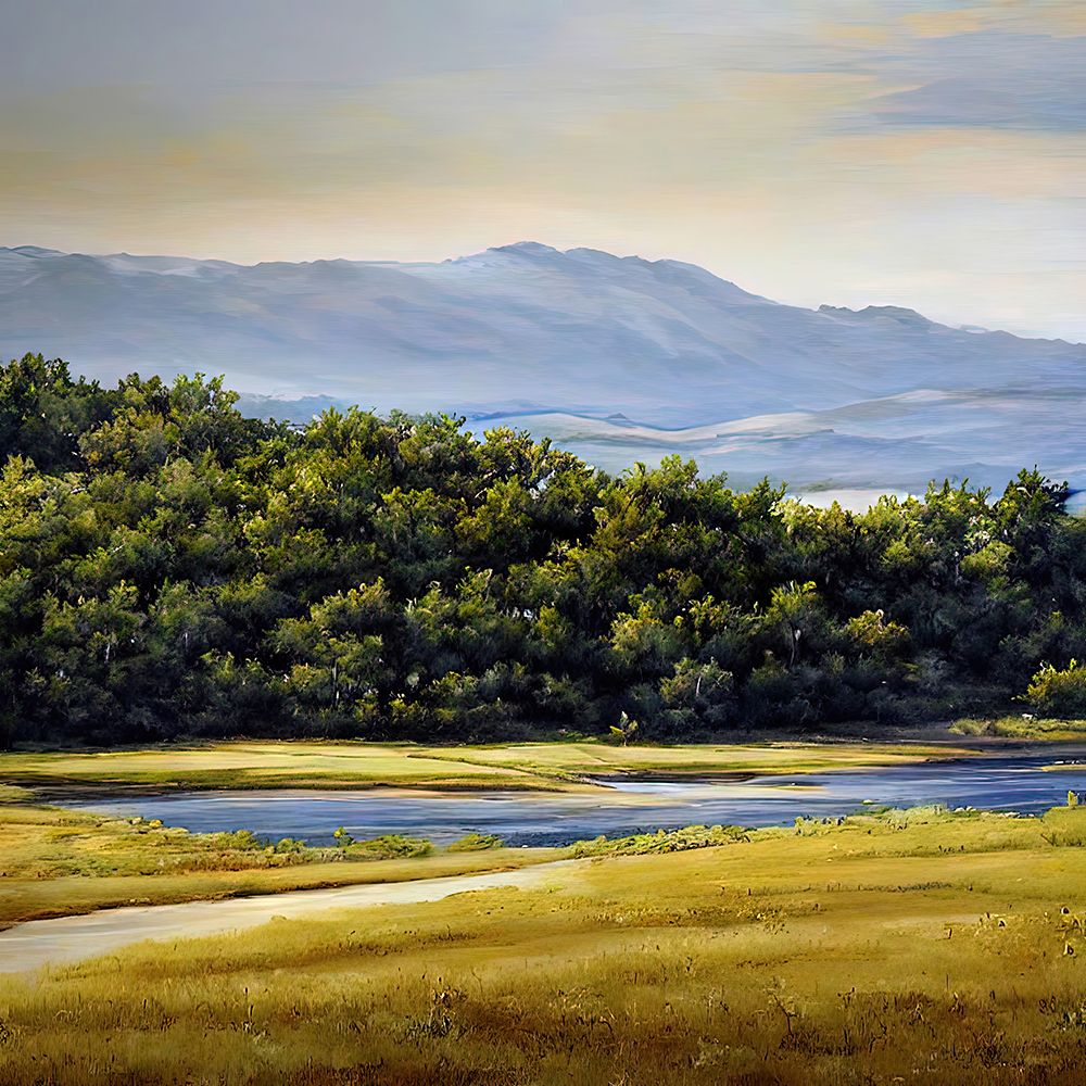 Stream Beside the Hedgrow art print by Alpenglow Workshop for $57.95 CAD