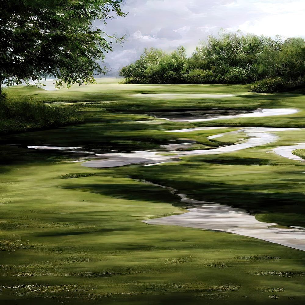 Sun Dappled Lawn art print by Alpenglow Workshop for $57.95 CAD