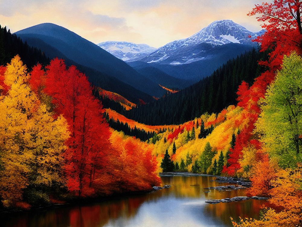 Autumn Vistas 2 art print by Alpenglow Workshop for $57.95 CAD