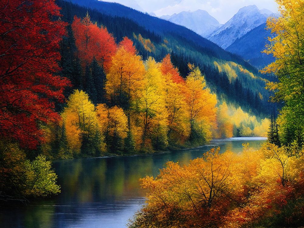 Autumn Vistas 3 art print by Alpenglow Workshop for $57.95 CAD