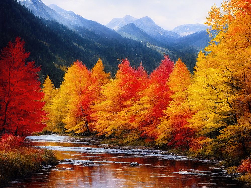 Autumn Vistas 4 art print by Alpenglow Workshop for $57.95 CAD
