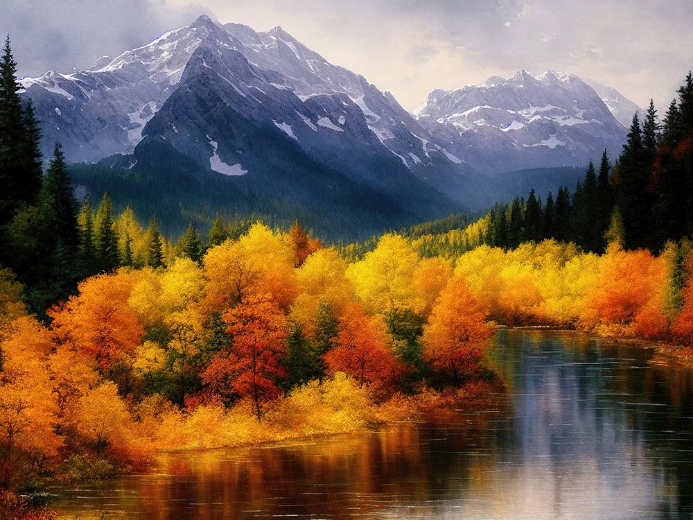 Autumn Vistas 5 art print by Alpenglow Workshop for $57.95 CAD