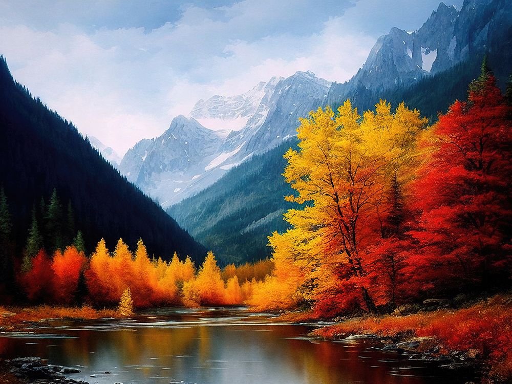 Autumn Vistas 6 art print by Alpenglow Workshop for $57.95 CAD