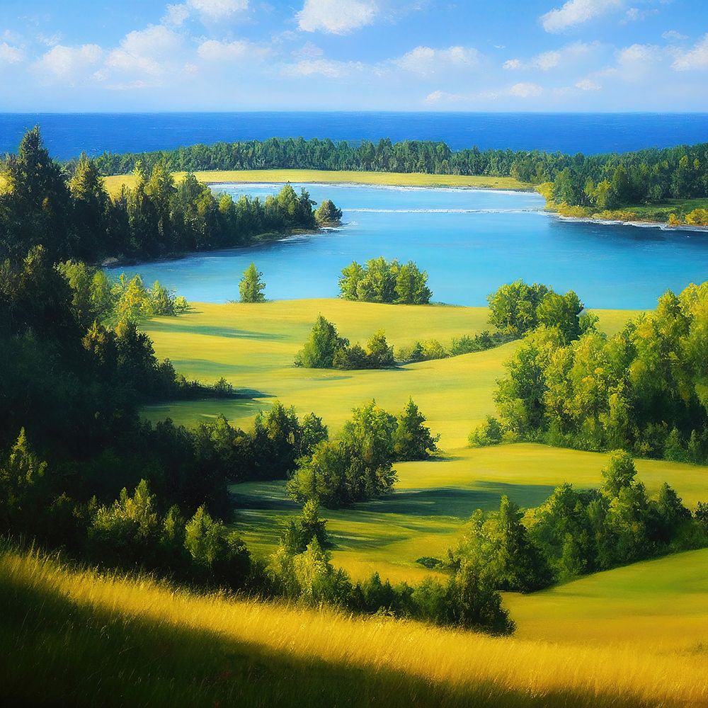 Coastal Lake art print by Alpenglow Workshop for $57.95 CAD