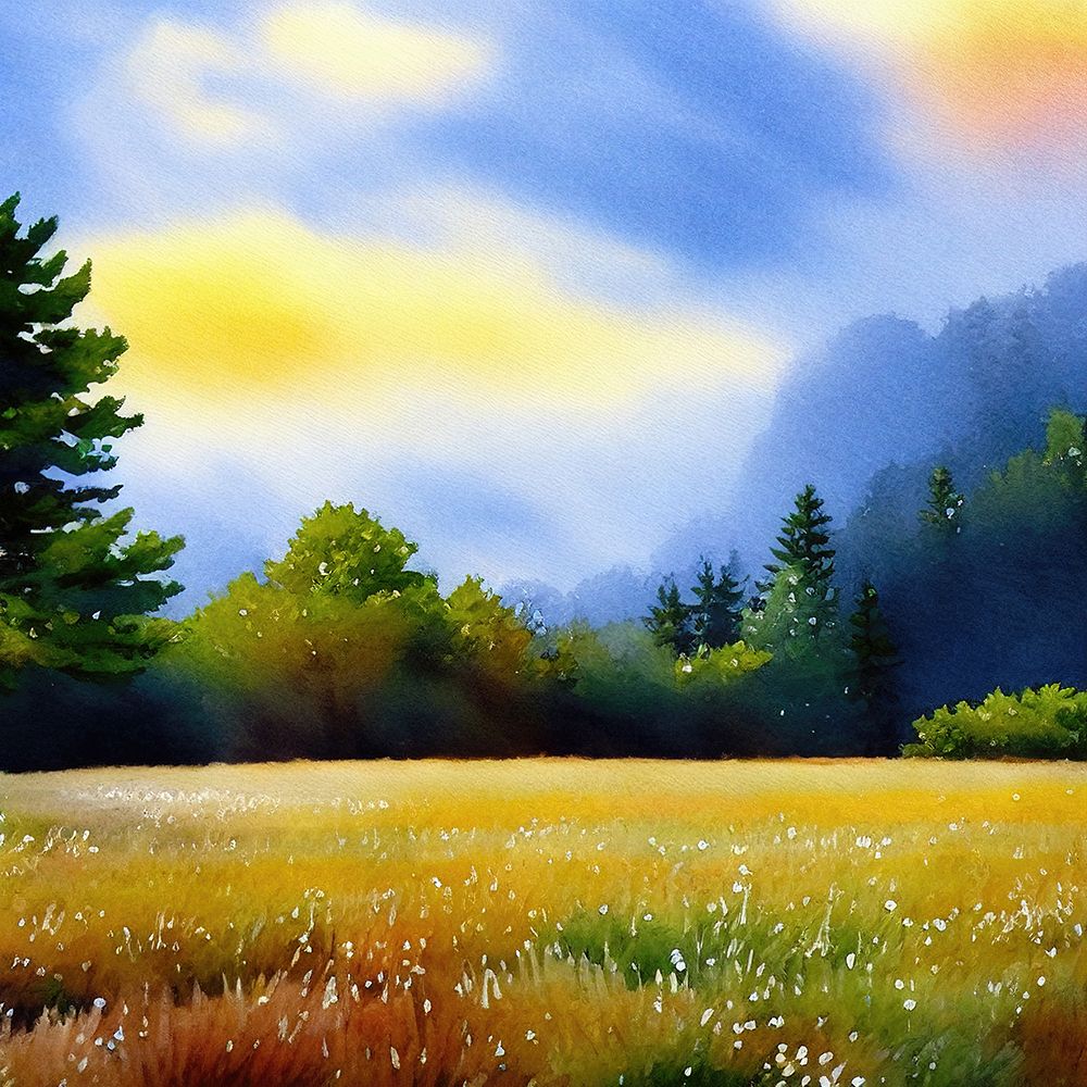Grassy Meadow art print by Alpenglow Workshop for $57.95 CAD